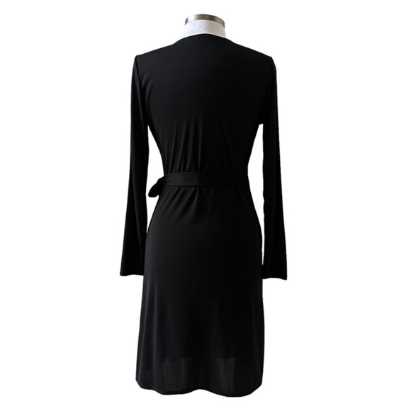 The Limited Black Long Sleeve Wrap Dress Size XS - Picture 6 of 8
